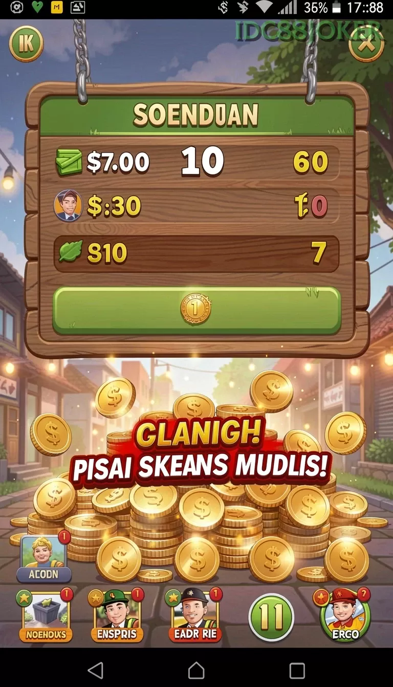 Cuplikan layar HOKITERUS88 — aktivitas