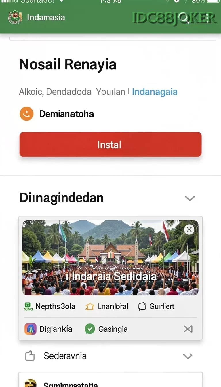 Cuplikan layar JKTOK — aktivitas